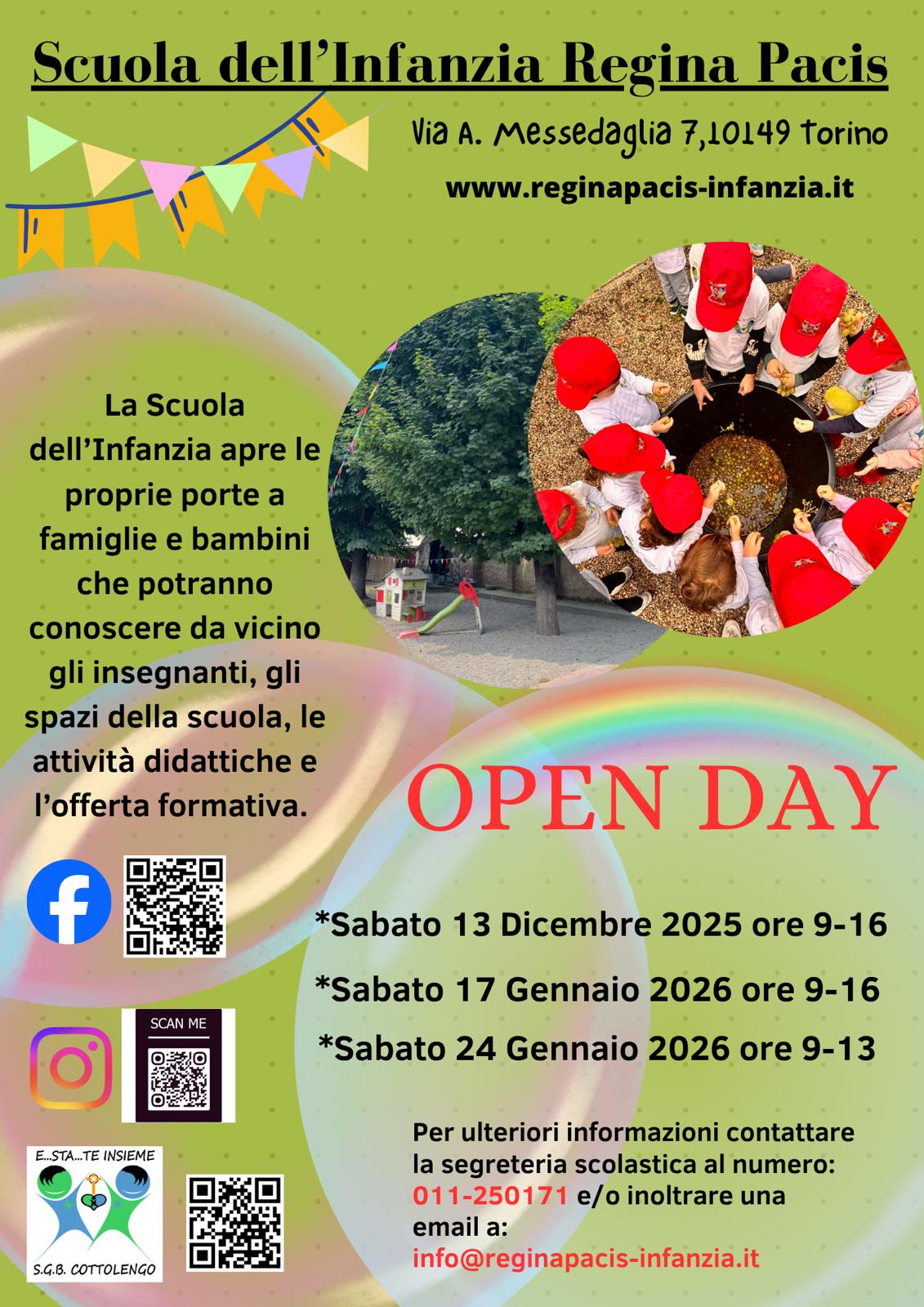 OPEN DAY 2026 - 2027